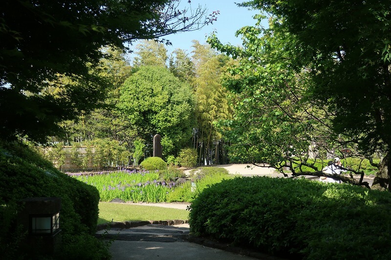 回遊式池泉庭園の入口